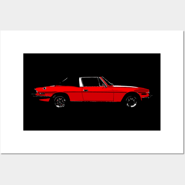 TRIUMPH STAG Wall Art by Throwback Motors
